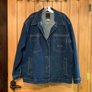 NWOT SEAN JOHN DENIM JACKET Sz XL